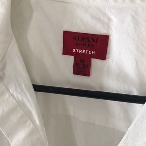 Men’s white Alfani dress shirt